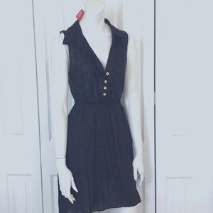 Belladona Low Cut Neckline Lace Black Dress Size XS NWT